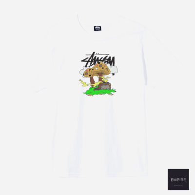 Stusssy Something Cookin Tee - White
