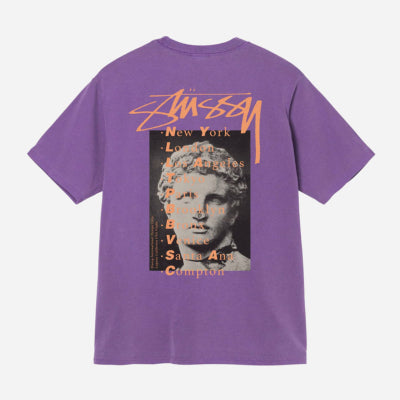 Stussy - Statue Pig Dyed Tee - Purple