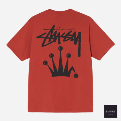 Stussy - Stock Crown Tee - Brick