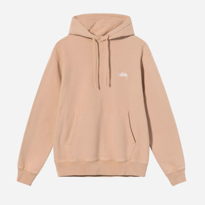 Stussy Stock Logo Hood Beige