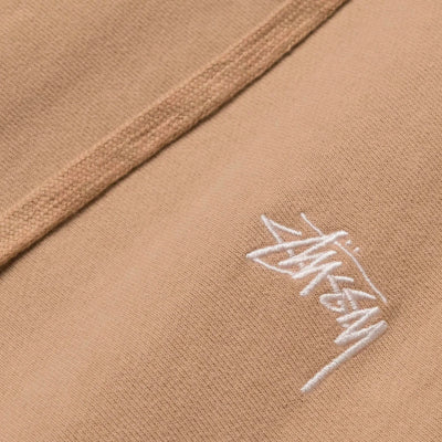 Stussy Stock Logo Hood Beige