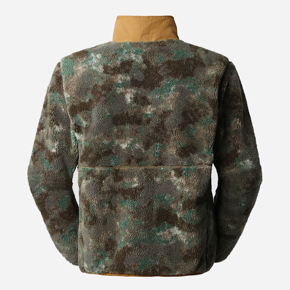 The North Face - Extreme Pullover Pile - Military Olive Stippsed Camo Print
