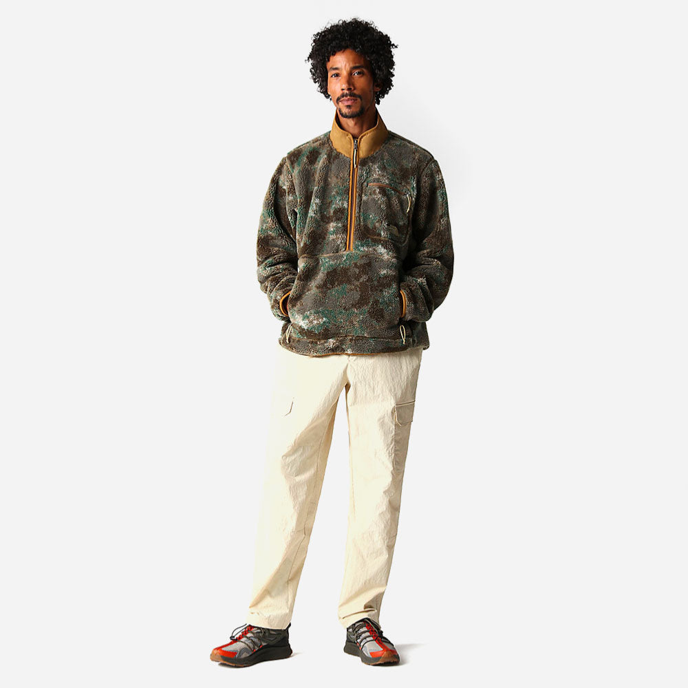 The North Face - Extreme Pullover Pile - Military Olive Stippsed Camo Print