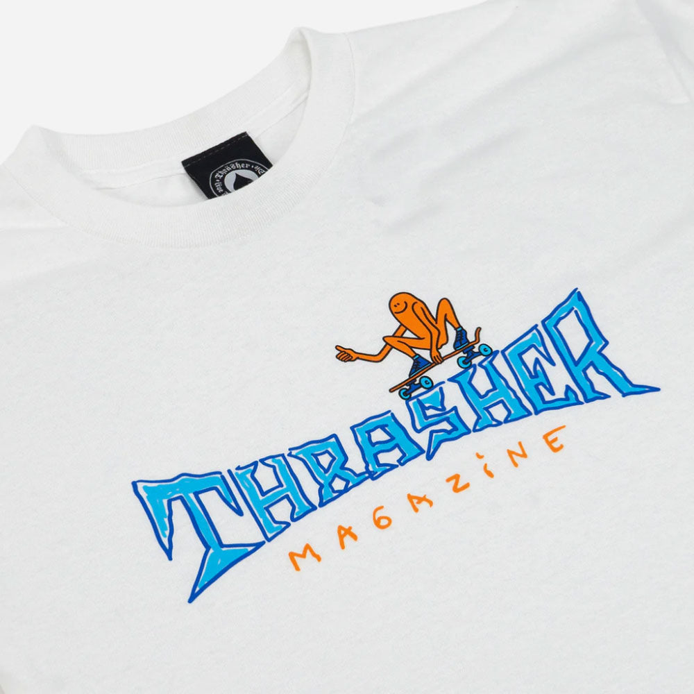 Thrasher x Gonz - Thumbs Up Tee - White