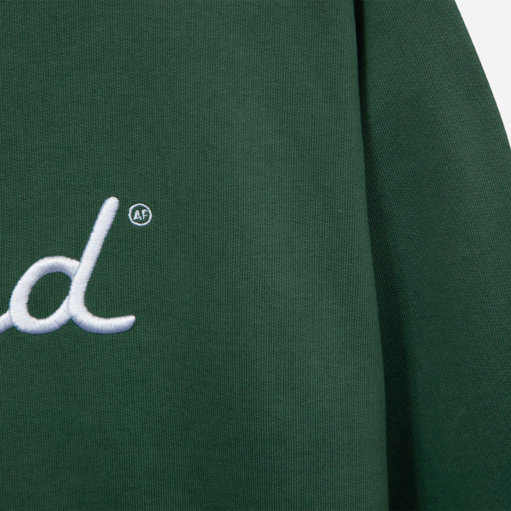Tired - Golf Crew Neck Fleece Organic - Alpine Green