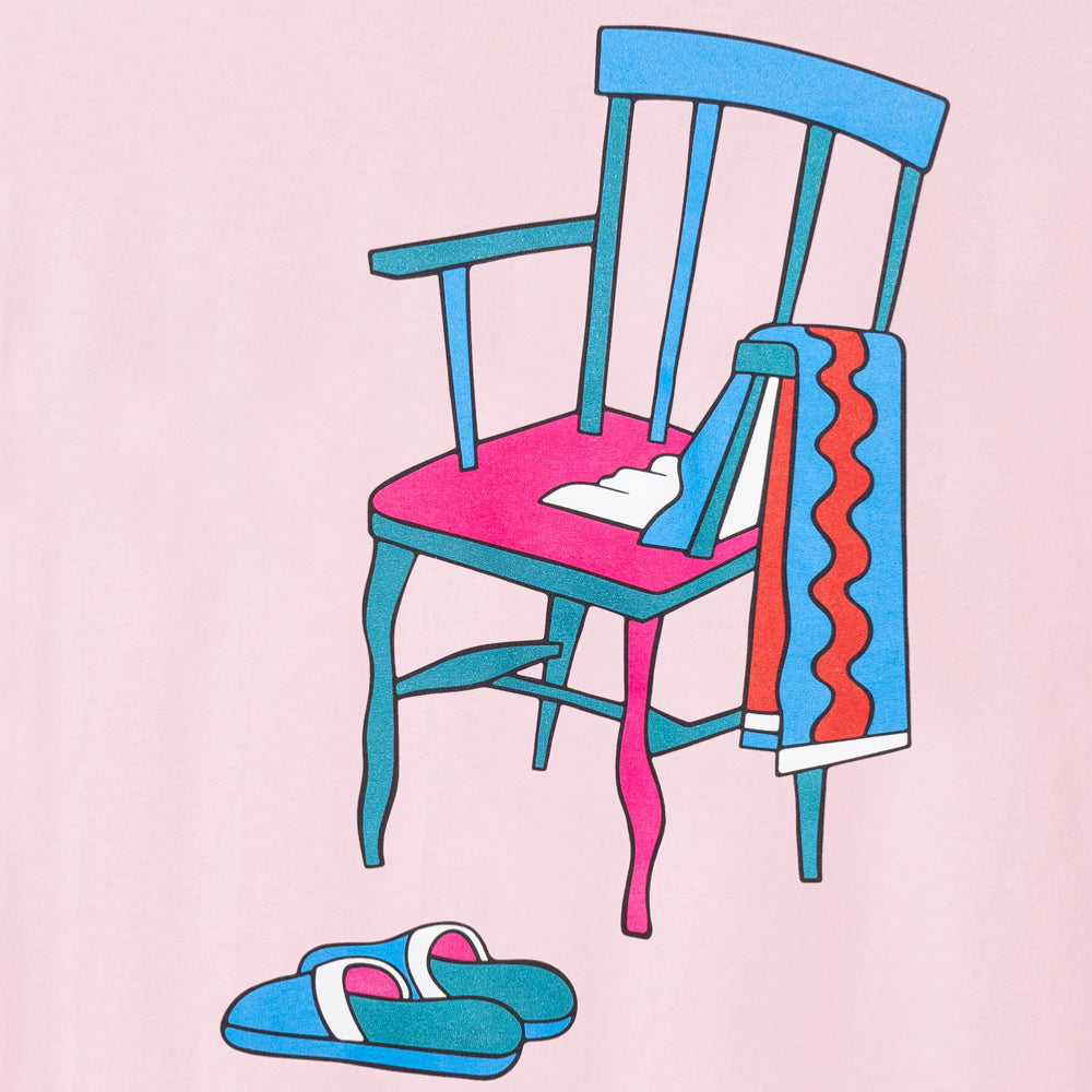 Tired Jolt L -S tee - Pink