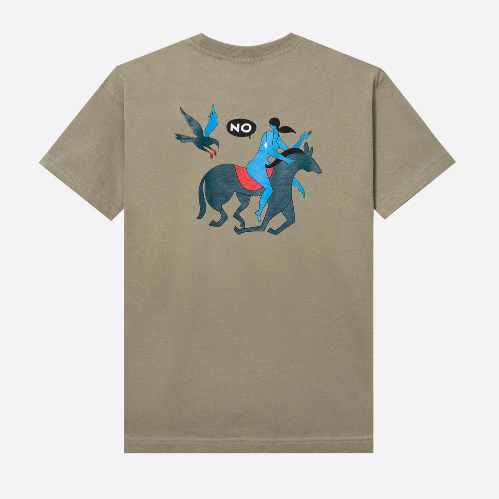 TIRED - OH HELL NO SS TEE -  Sage
