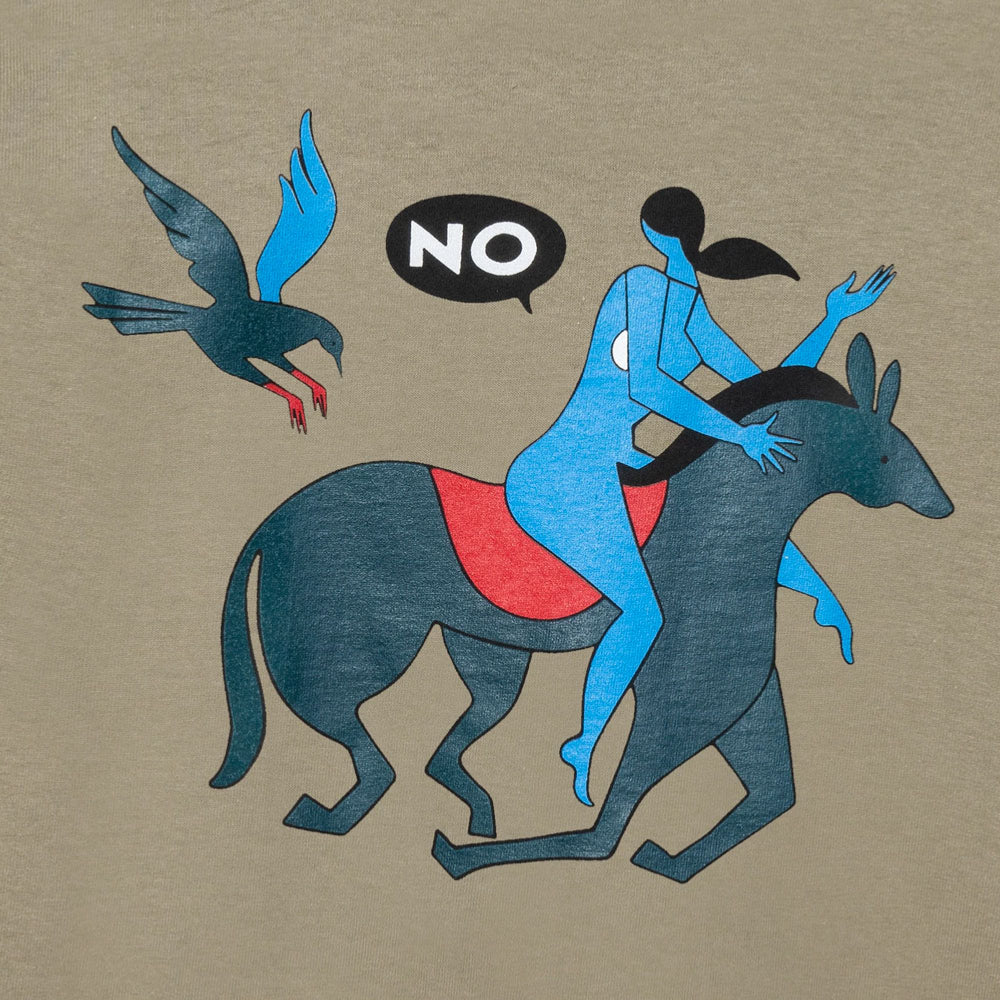 TIRED - OH HELL NO SS TEE -  Sage