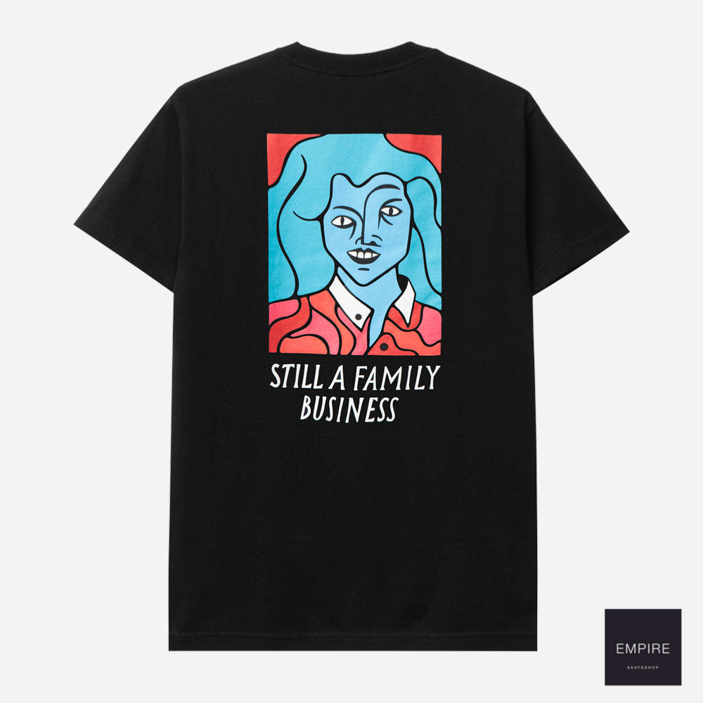 Tired Family Business SS Tee Navy