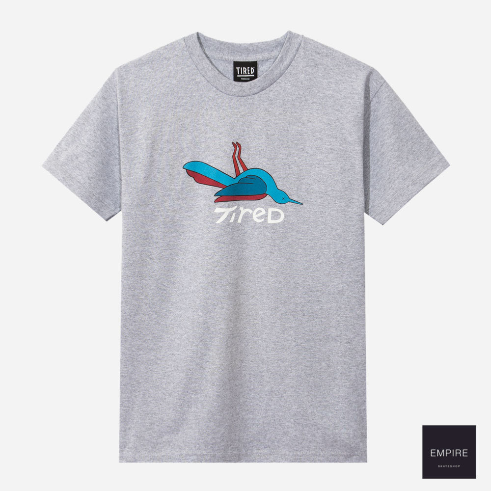 Tired Birds SS Tee Heather Gray