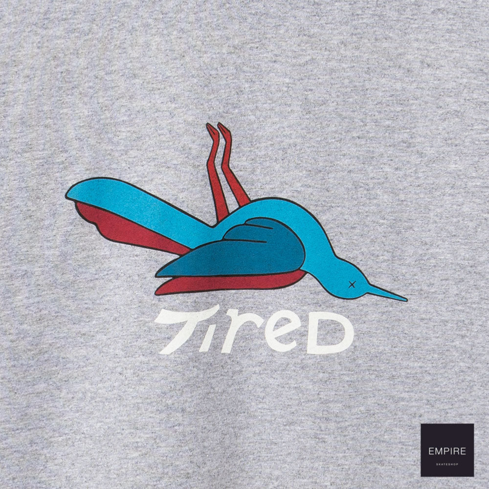 Tired Birds SS Tee Heather Gray