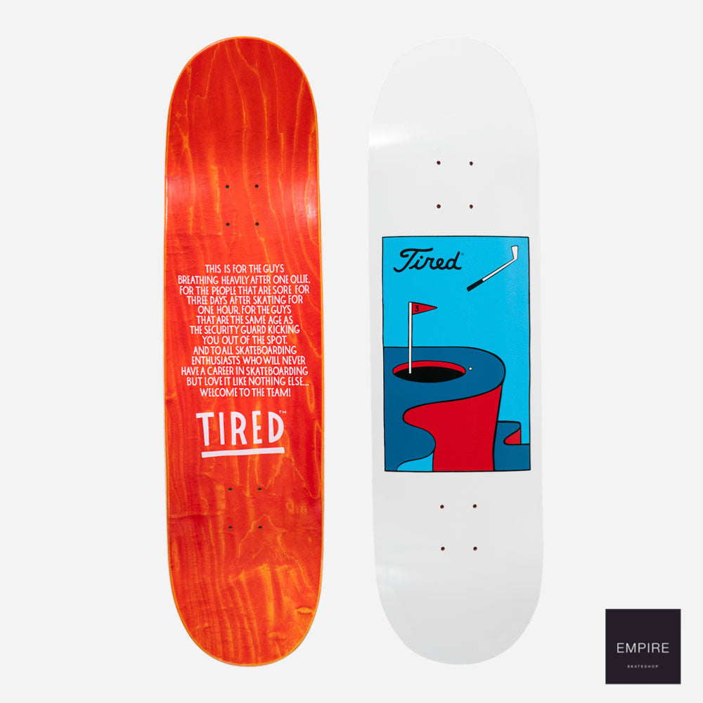 Tired Golf Skateboard Regular 8.75