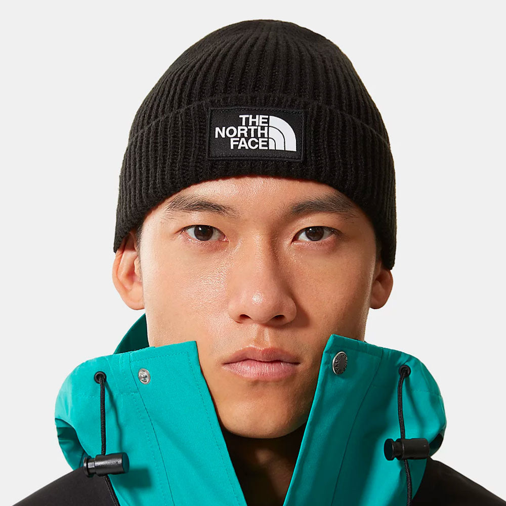 THE NORTH FACE - LOGO BOX CUFF BEANIE - Black
