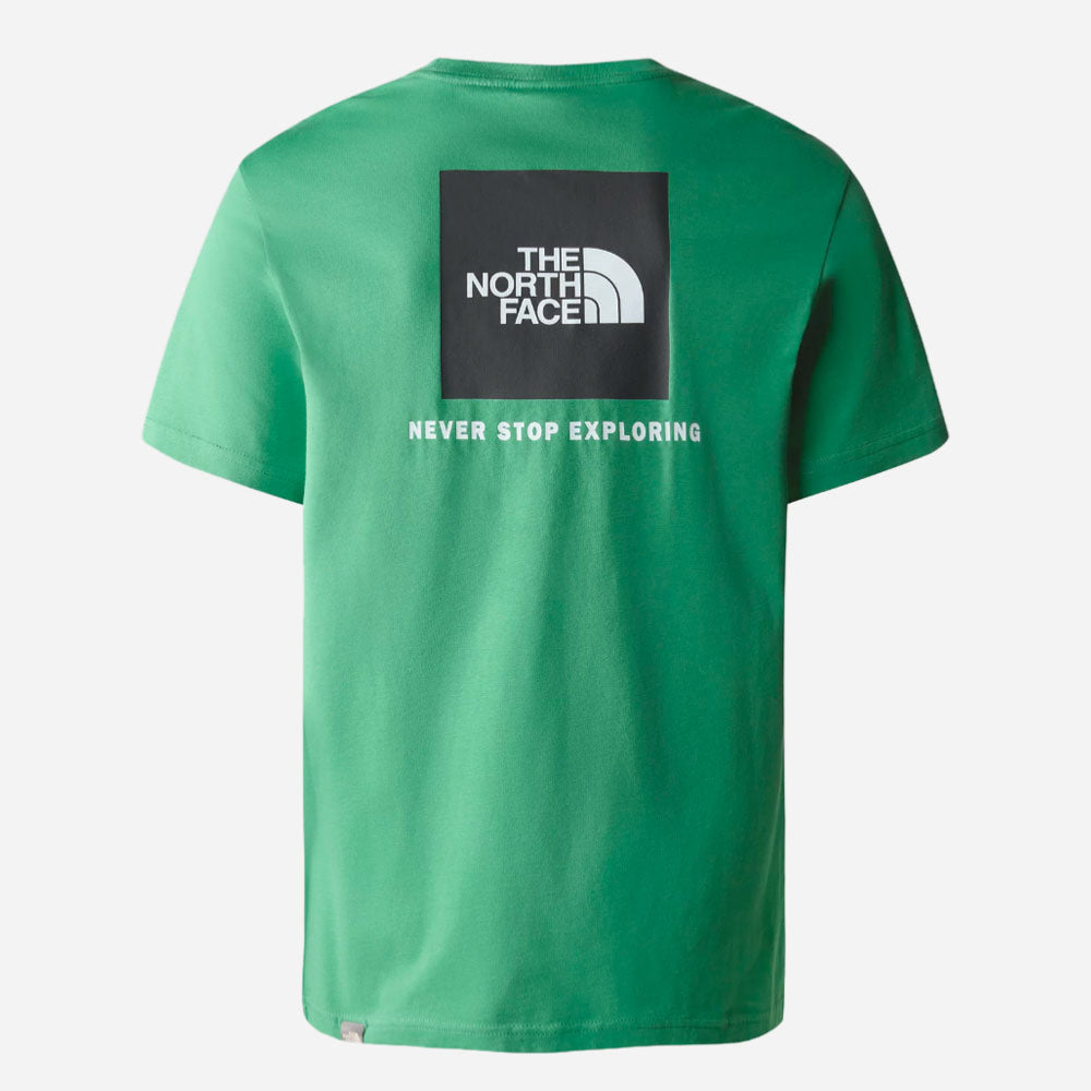 The North Face - SS Red Box Tee - Deep Gras Green