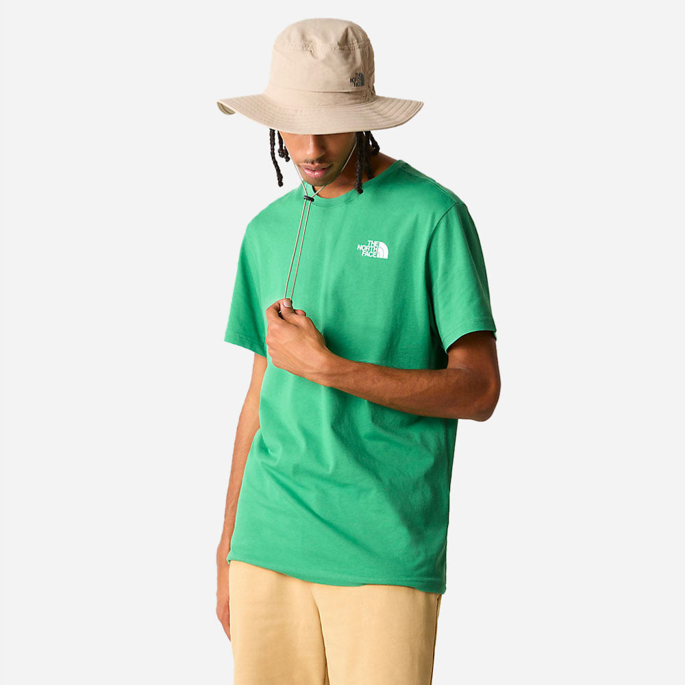 The North Face - SS Red Box Tee - Deep Gras Green
