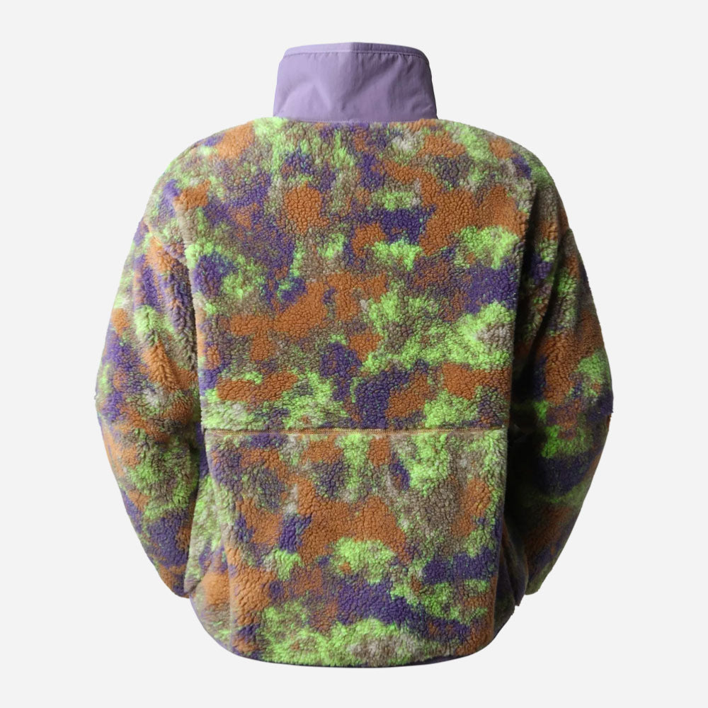 The North Face Women - Extreme Pullover Pile - Utility Brown Stippsed Camo Print
