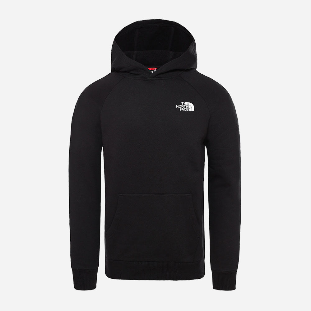 THE NORTH FACE - RAGLAN RED BOX HOODY - TNF BLACK - TNF WHiTE
