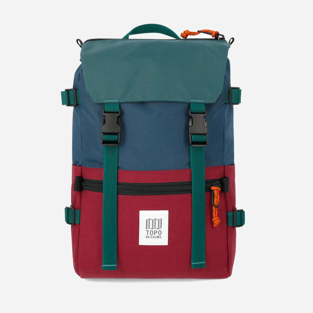 TOPO DESIGNS - ROVER PACK CLASSIC - Zinfandel-Botanic Green