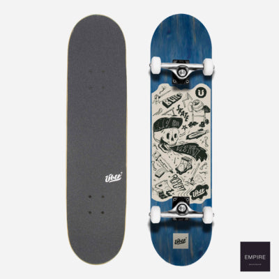 Uber skateboards - DIY 3 -Star Complete - Blue