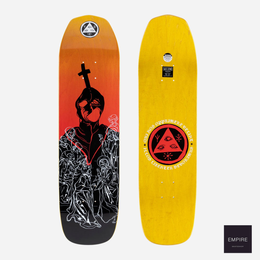 Welcome skateboards '' American idolatry "on Vimana - Black -Fire