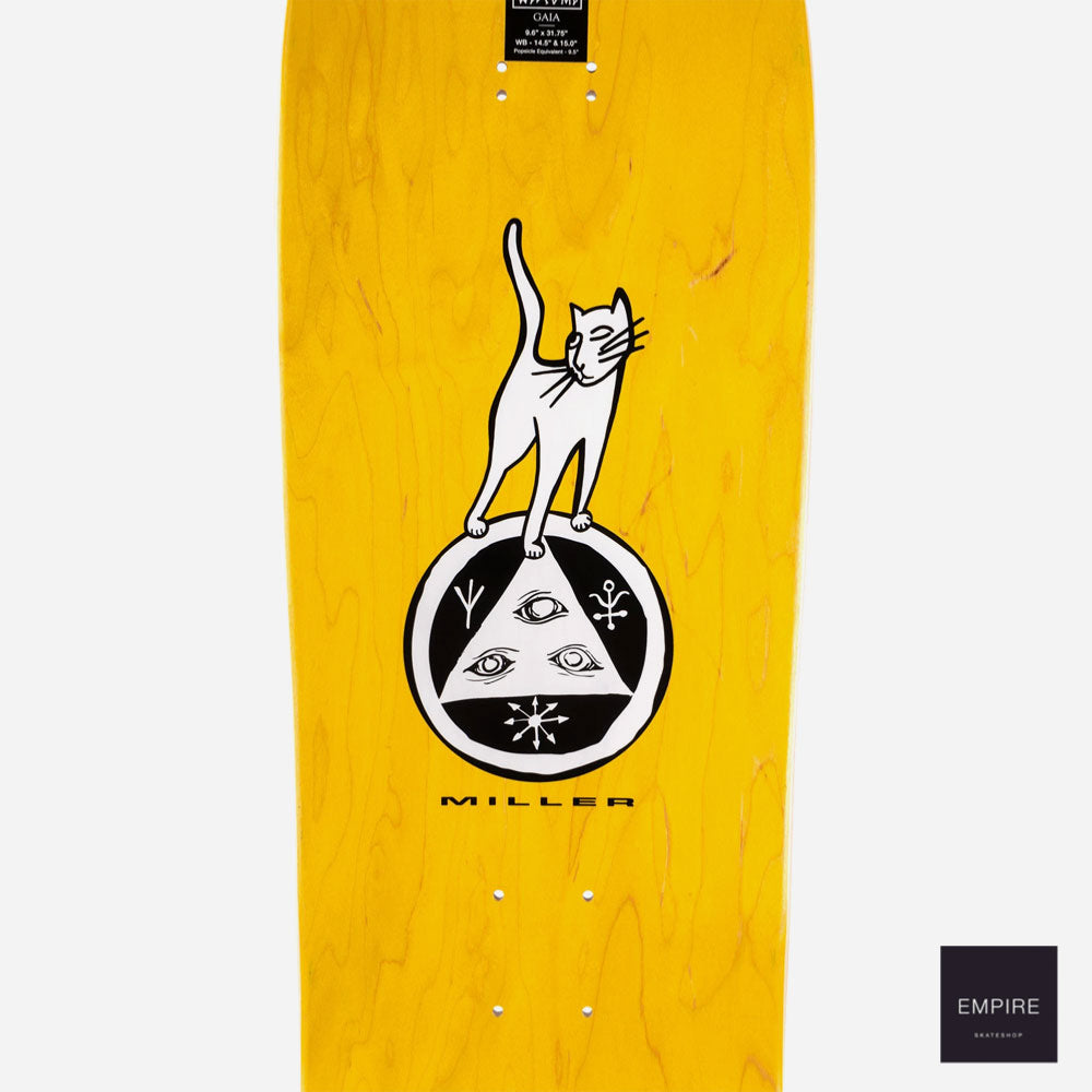 Welcome skateboards' Bird Feeder "Chris Miller Pro Model on Gaia - White