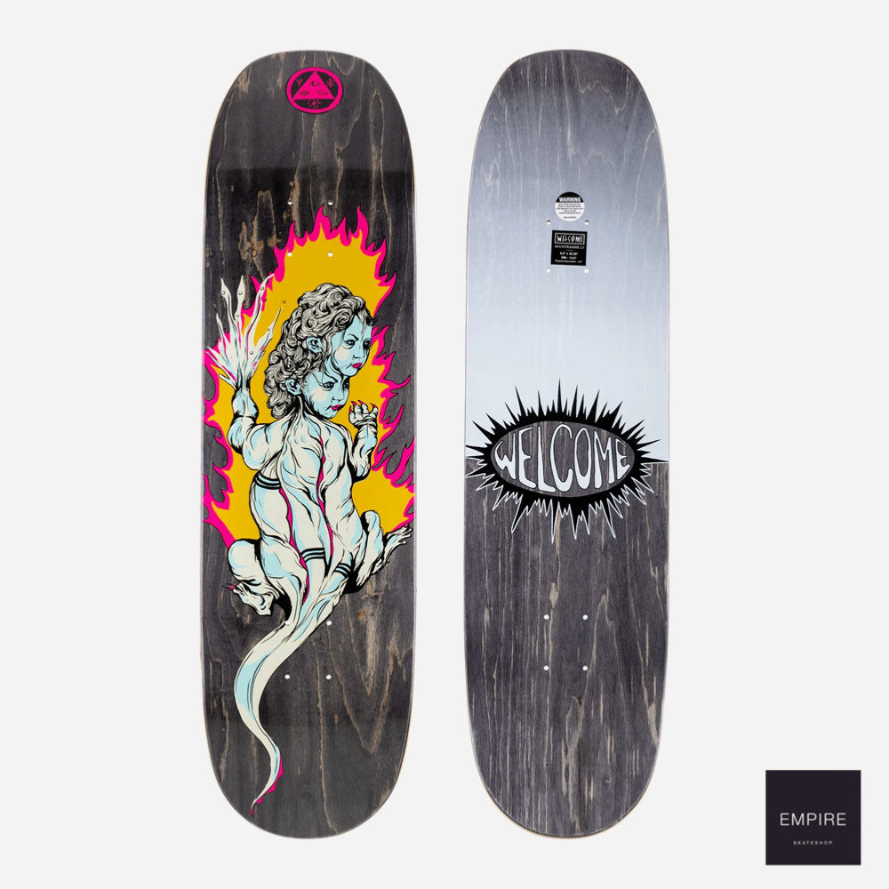 Welcome skateboards '' Komodo queen "on moontrimmer 2.0 - black