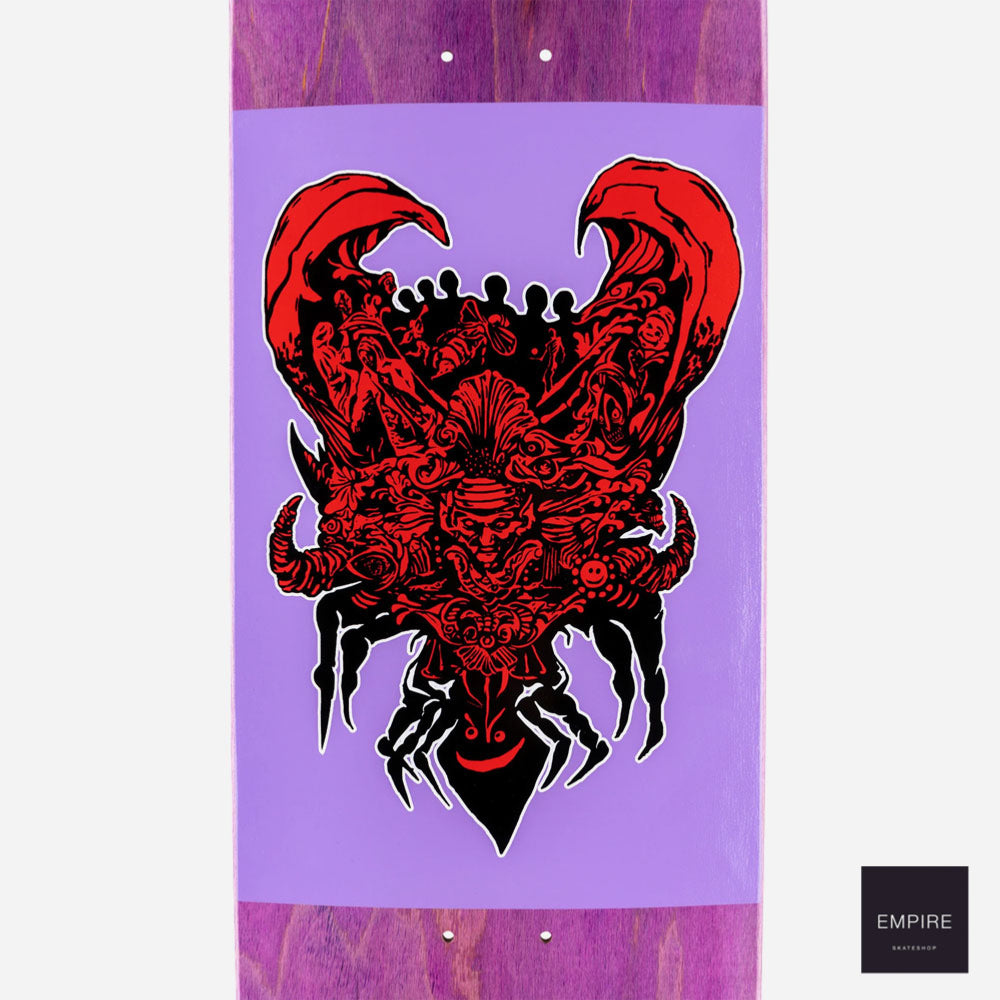 Welcome skateboards '' Menagery "on Bacalus 2 - Purple