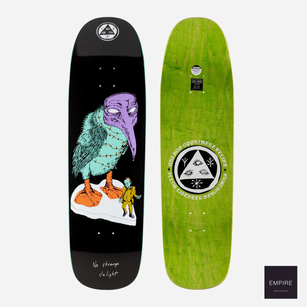 Welcome skateboards '' no Strange Delight "on Golem - Black