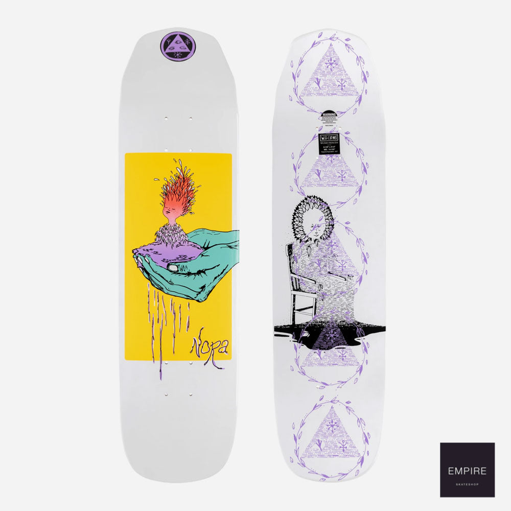 Welcome skateboards '' soil "nora vasconcellos pro on wicked princess - white