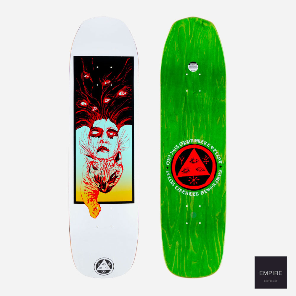 Welcome skateboards' Stoker "on vimana - White