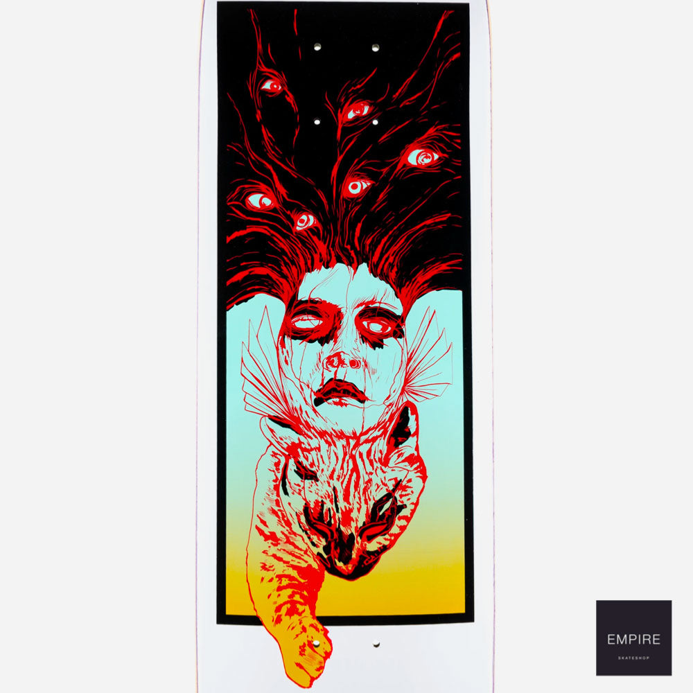 Welcome skateboards' Stoker "on vimana - White