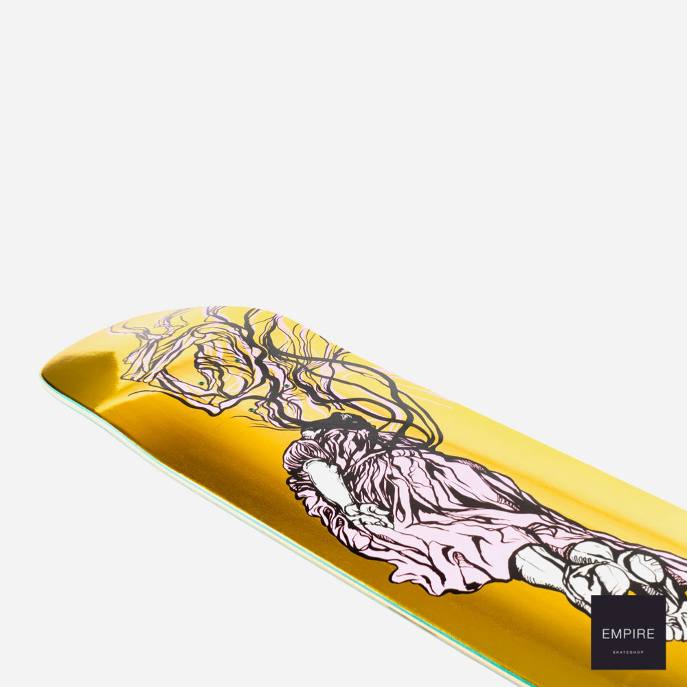 Welcome skateboards '' transcende "on son of moontrimmer - gold foil