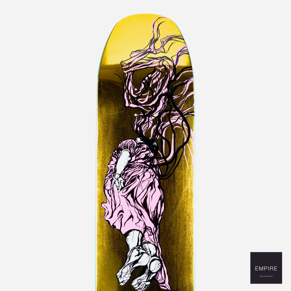 Welcome skateboards '' transcende "on son of moontrimmer - gold foil