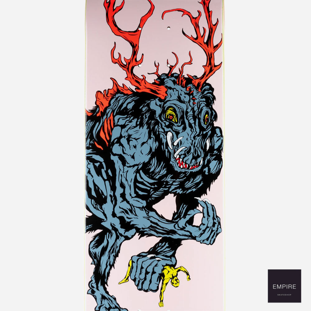 Welcome skateboards' wendigo "on bunyip - pink