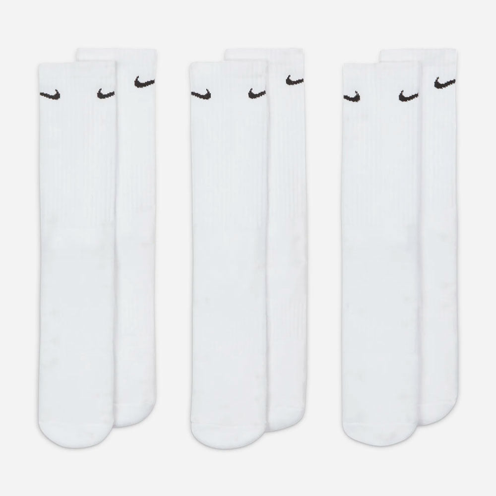 Nike - Everyday Cushioned 3 Pack Socks - White