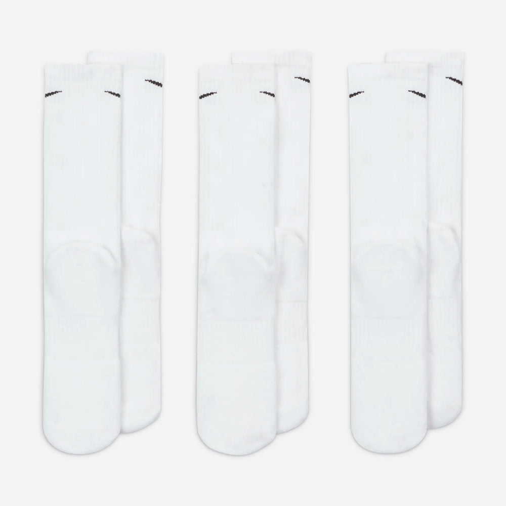 Nike - Everyday Cushioned 3 Pack Socks - White