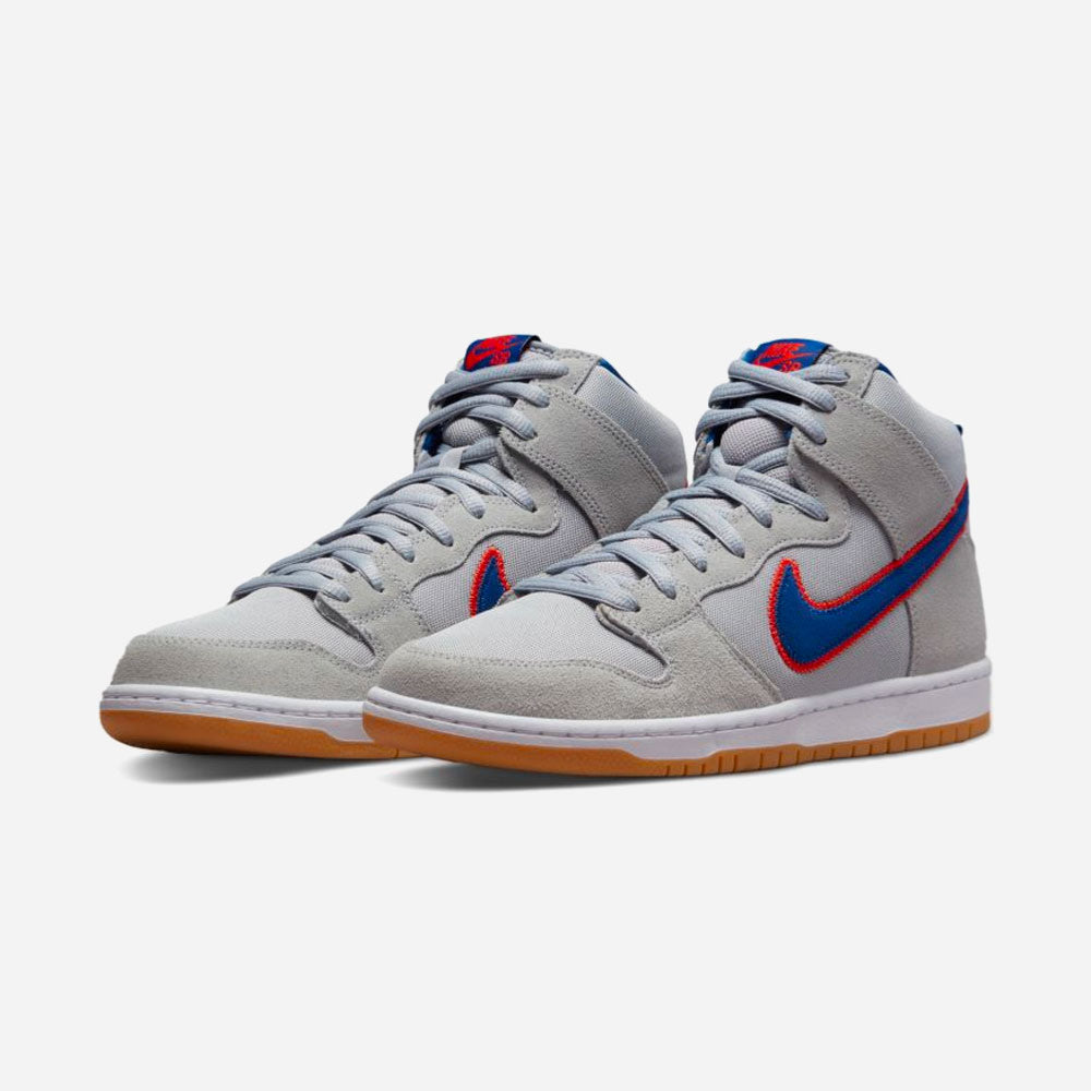 NIKE SB x MLB - DUNK HIGH PRM "METS" - Cloud Grey-Rush Blue
