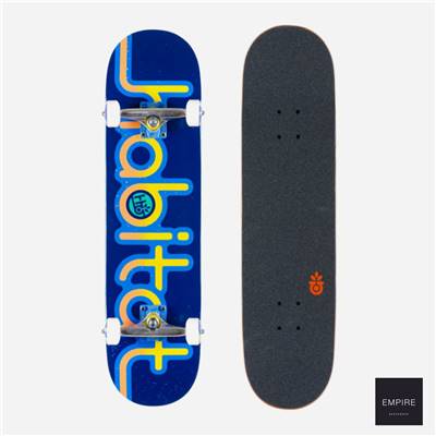 Skateboards '' Eroded Expo '' Complete - Blue