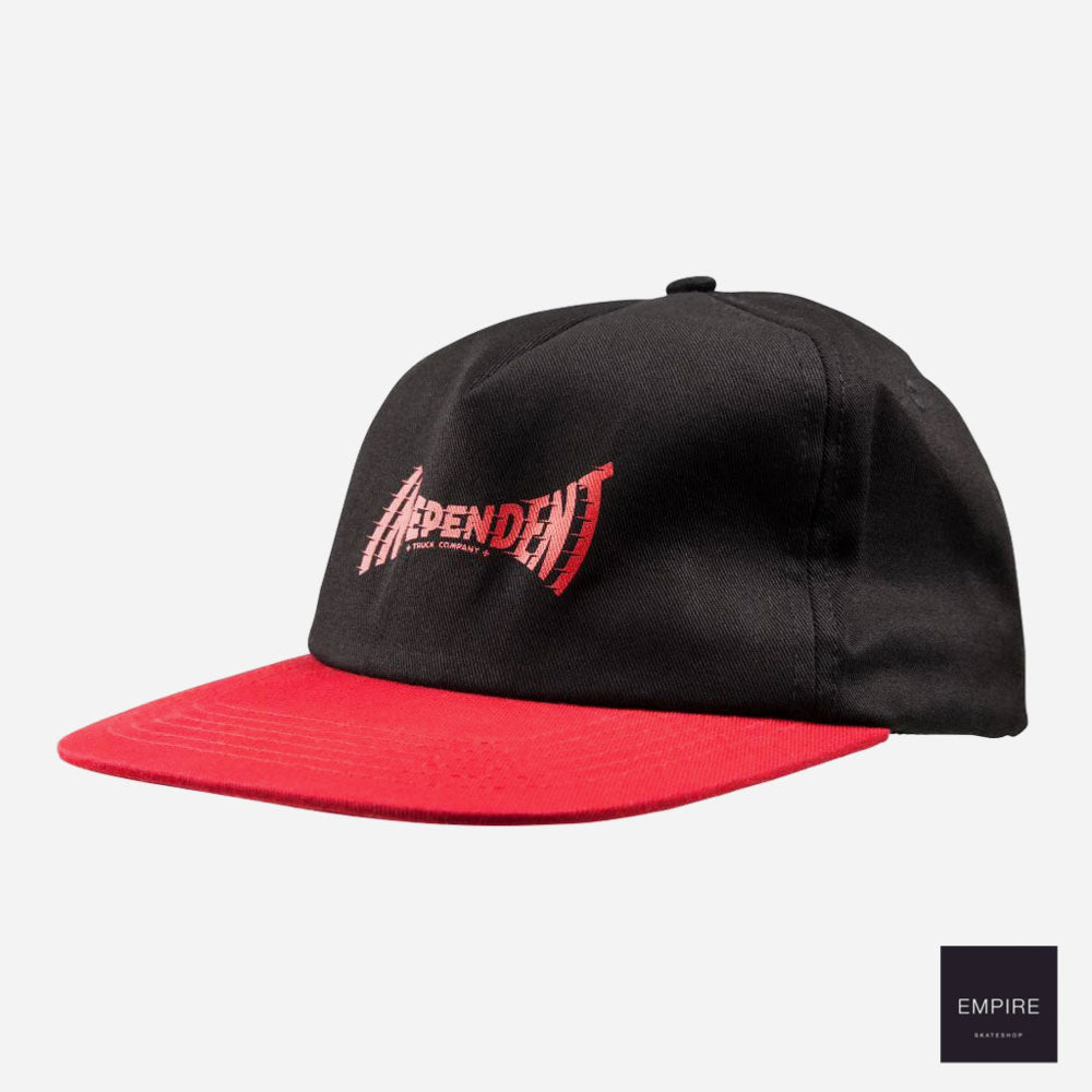 INDEPENDENT - BREAKNECK SNAPBACK CAP - Black / Red