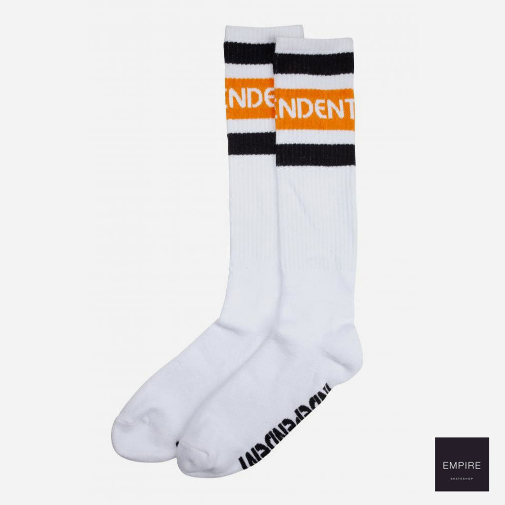 Independent B-C Groundwork Tall Socks White