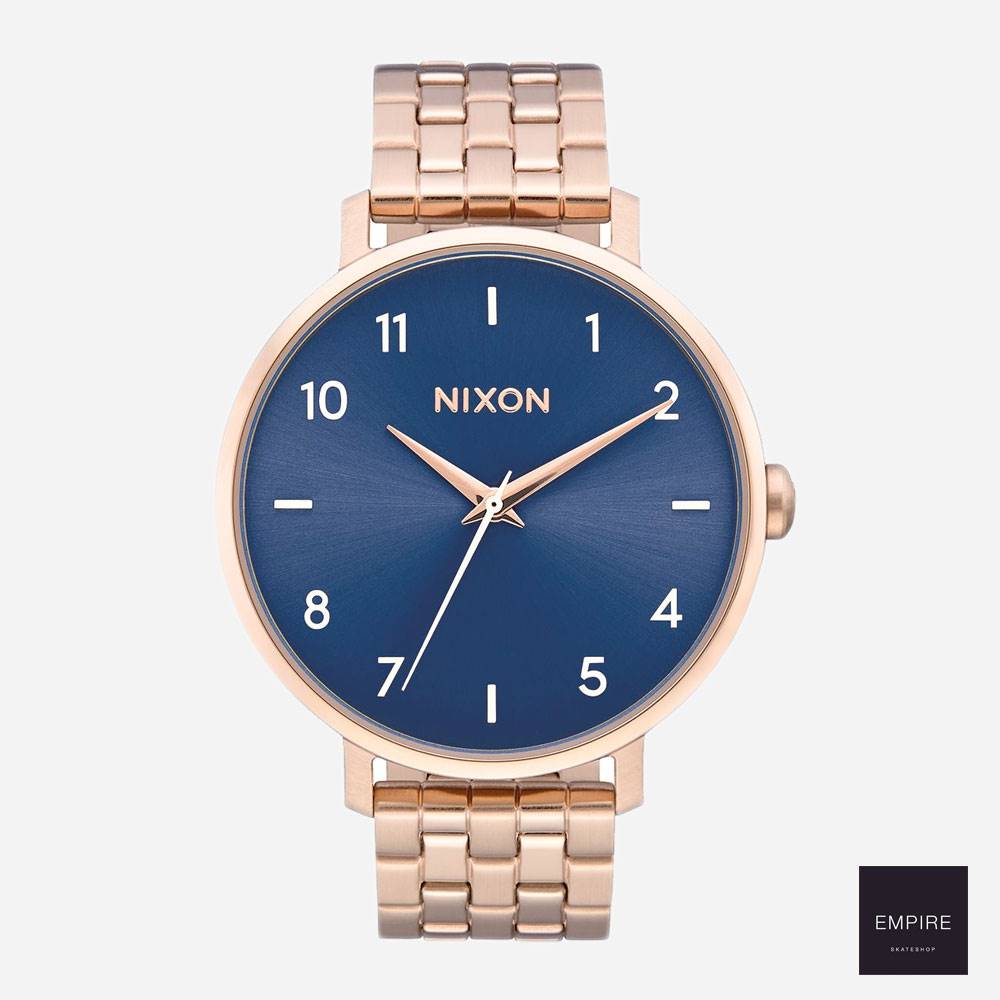 NIXON ARROW - Rose Gold Steel blue