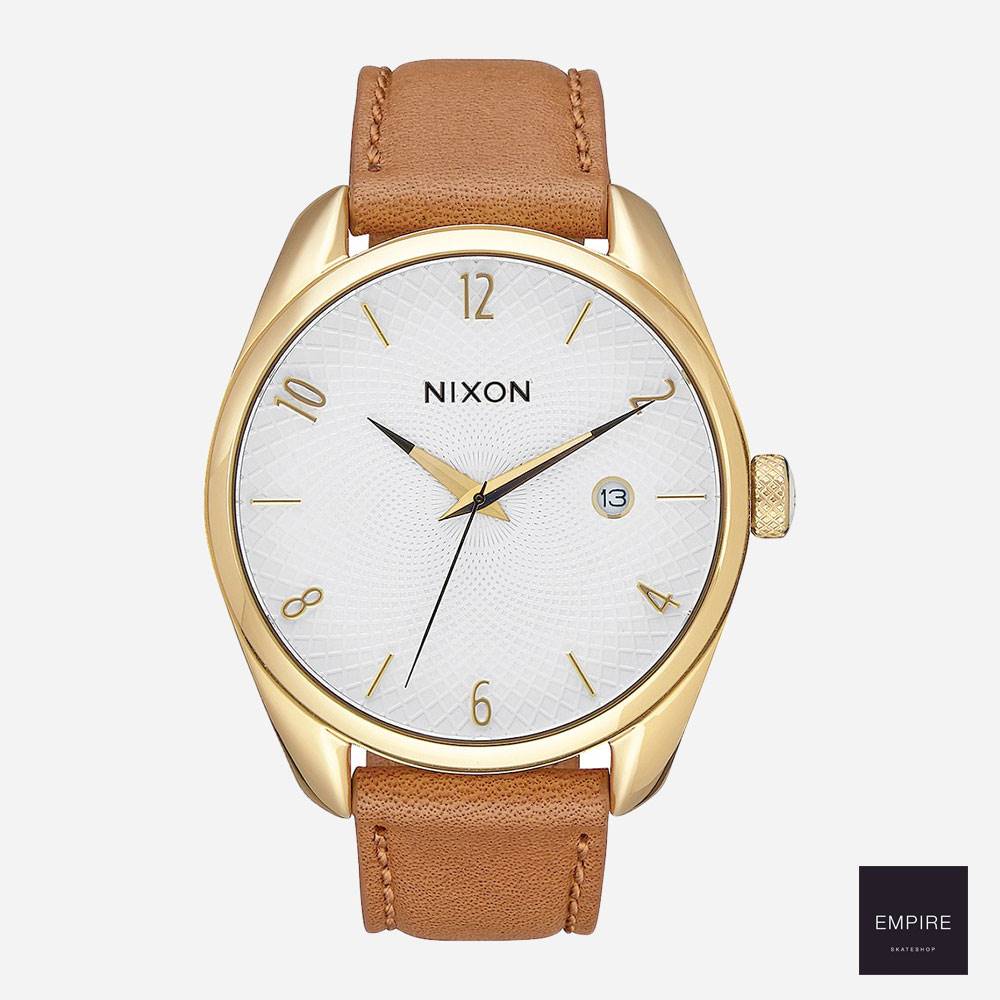 NIXON BULLET LEATHER - Gold Saddle