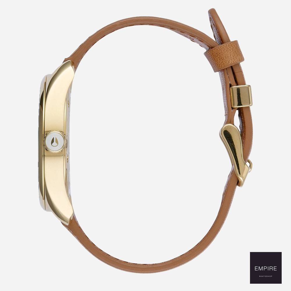 NIXON BULLET LEATHER - Gold Saddle
