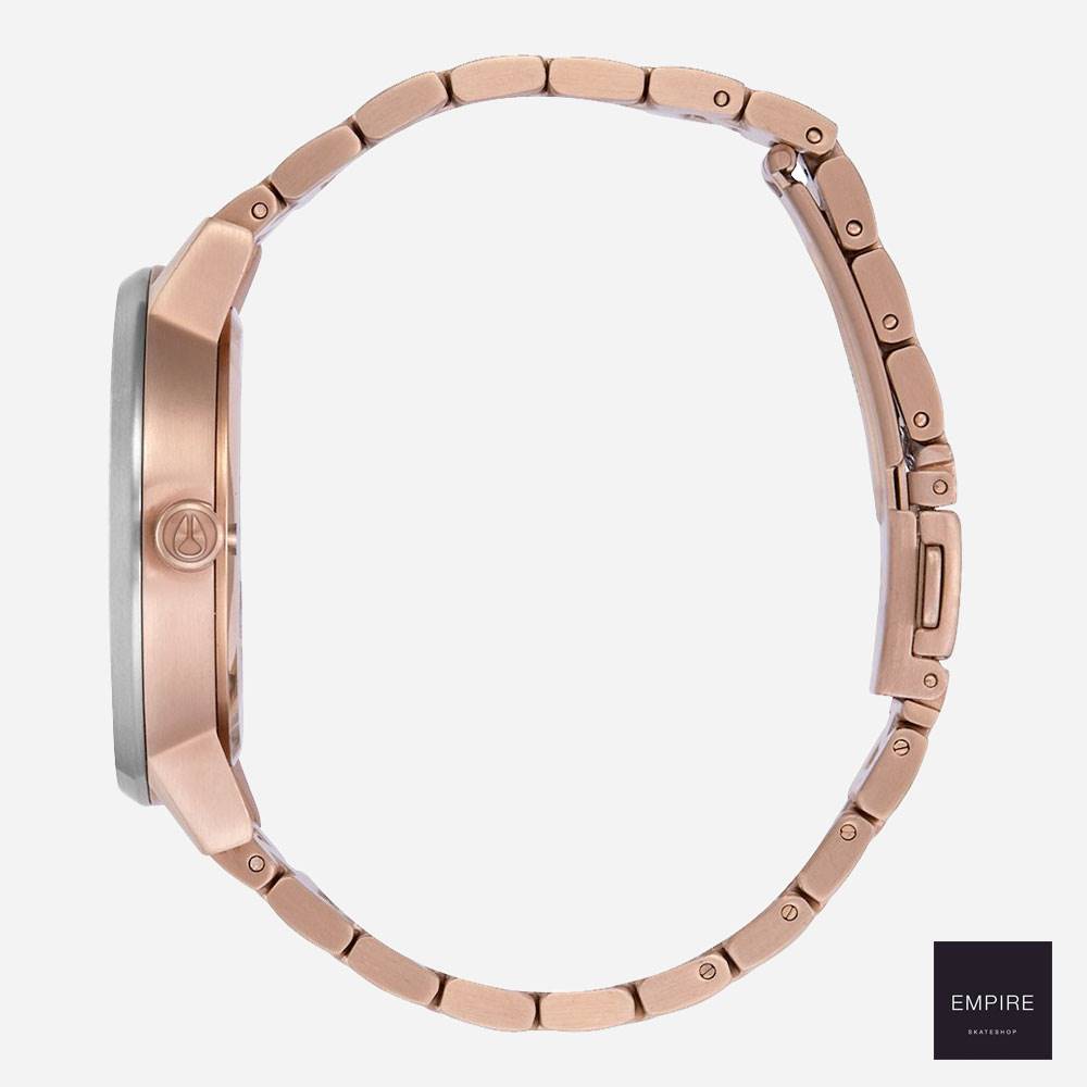 NIXON KENSINGTON - Rose gold Black sunray