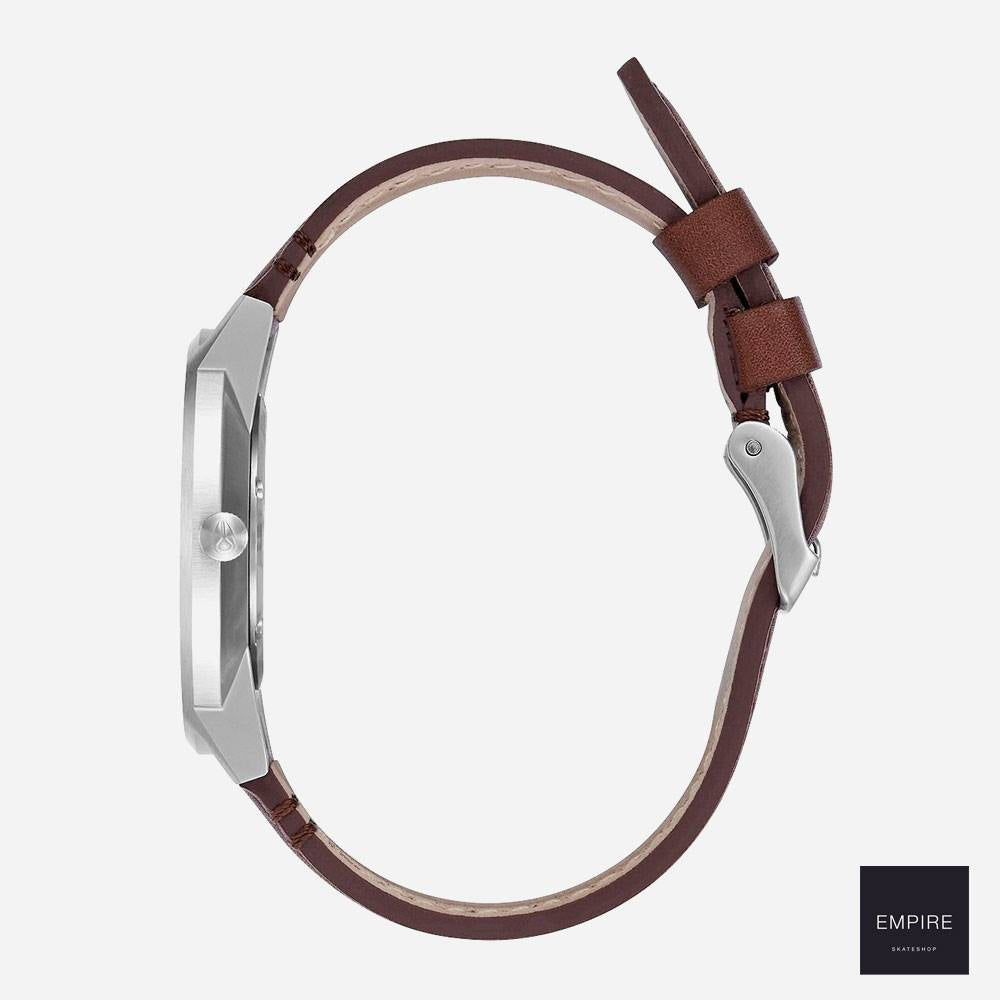 NIXON PORTER LEATHER - Navy Brown