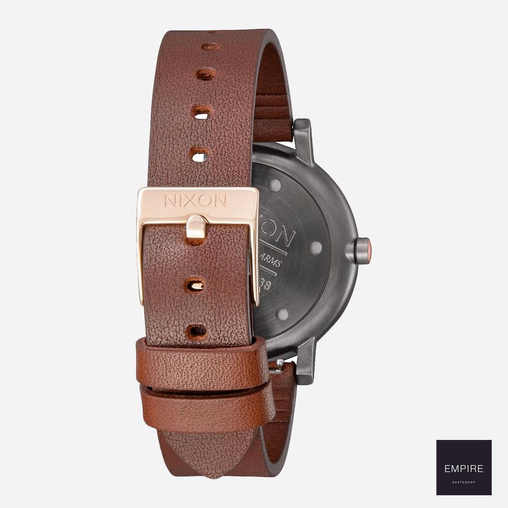 Nixon Rollo 38 - Gunmetal White Brown