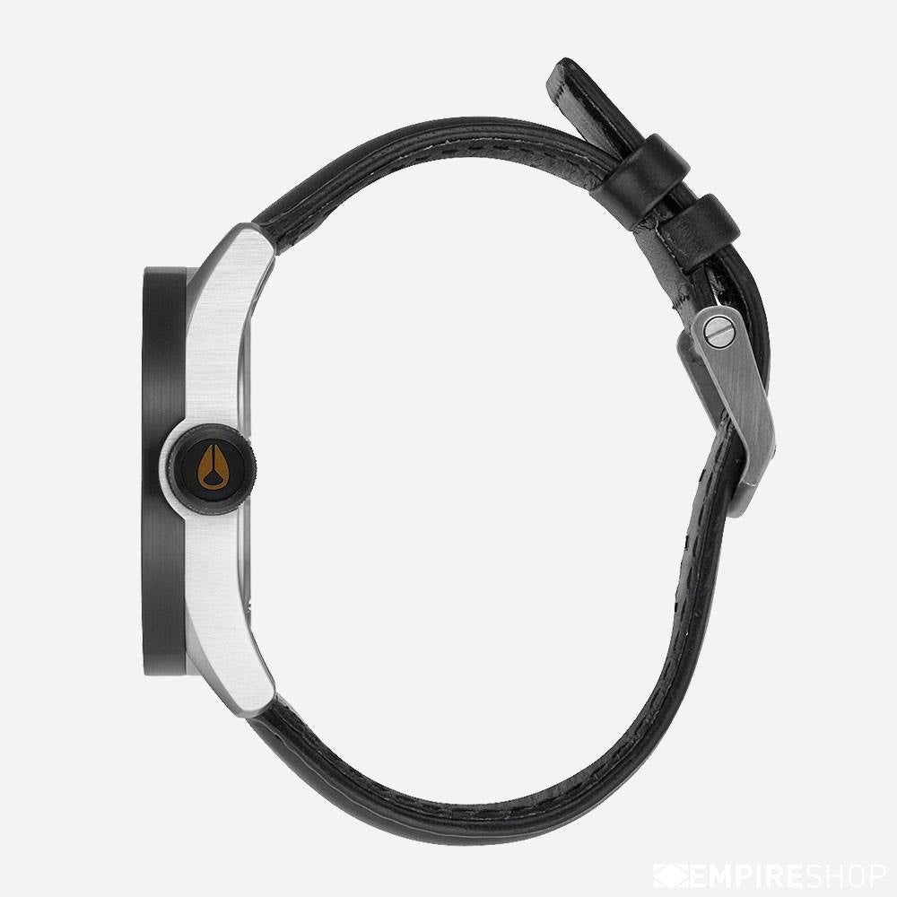 Nixon Safari Leather - Black Rose Gold