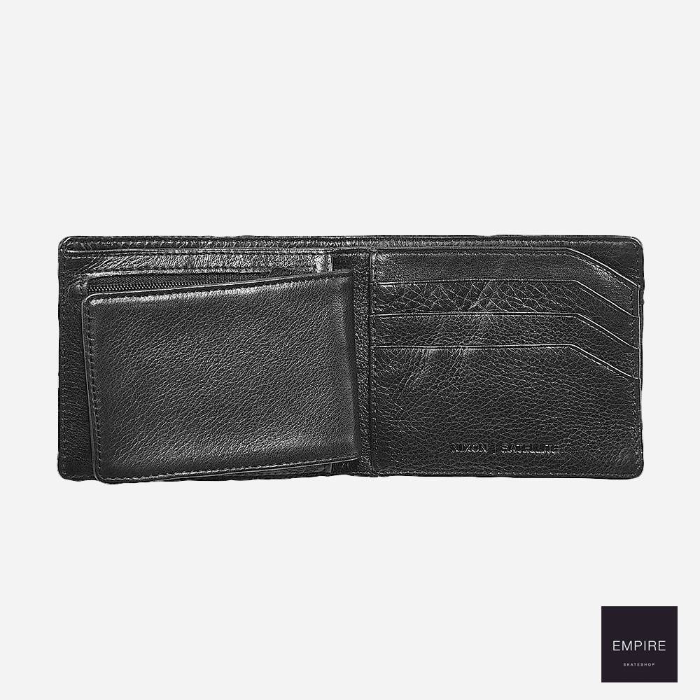 Nixon Satellite Big Bill Bi -Fold Wallet - All Black