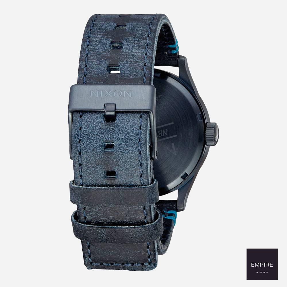 Nixon Sentry Leather - All Dark Blue