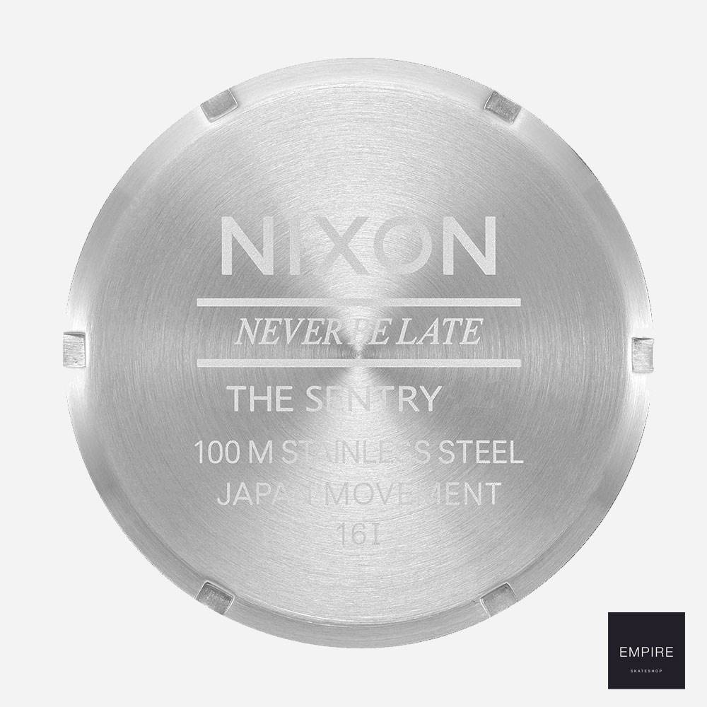 Nixon Sentry Leather - White Sunray Saddle